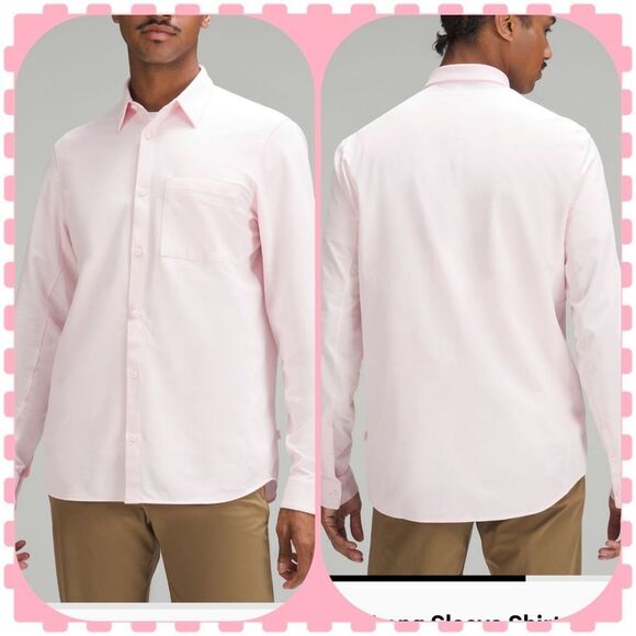 lululemon athletica Other - Lululemon Commission Long Sleeve Shirt Mens Size XL NWT  Pink